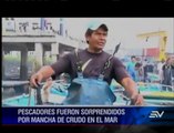 Pescadores afectados por derrame de combustible en Esmeraldas
