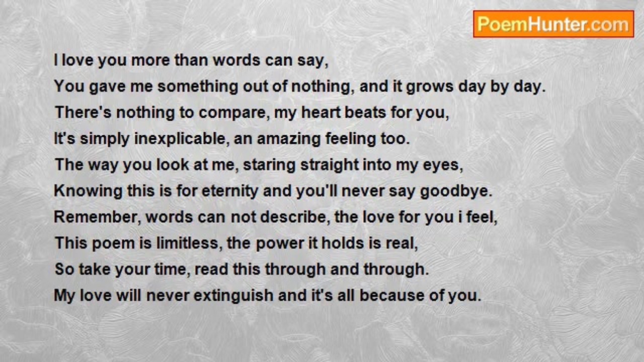 Joseph William McGarry - More Than Words Can Say
