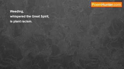 Saiom Shriver - Weeding: Plant Racism