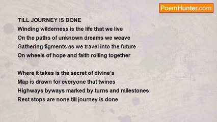 Mittur Ramprasad - Till Journey Is Done