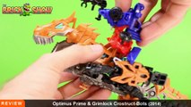 Transformers AOE Optimus Prime   Grimlock Construct-Bots Review