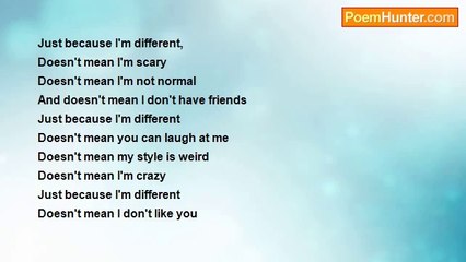 Krazy Rae - Just Because I'm Different