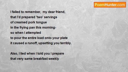 francis reilly - It Caused A Runoff