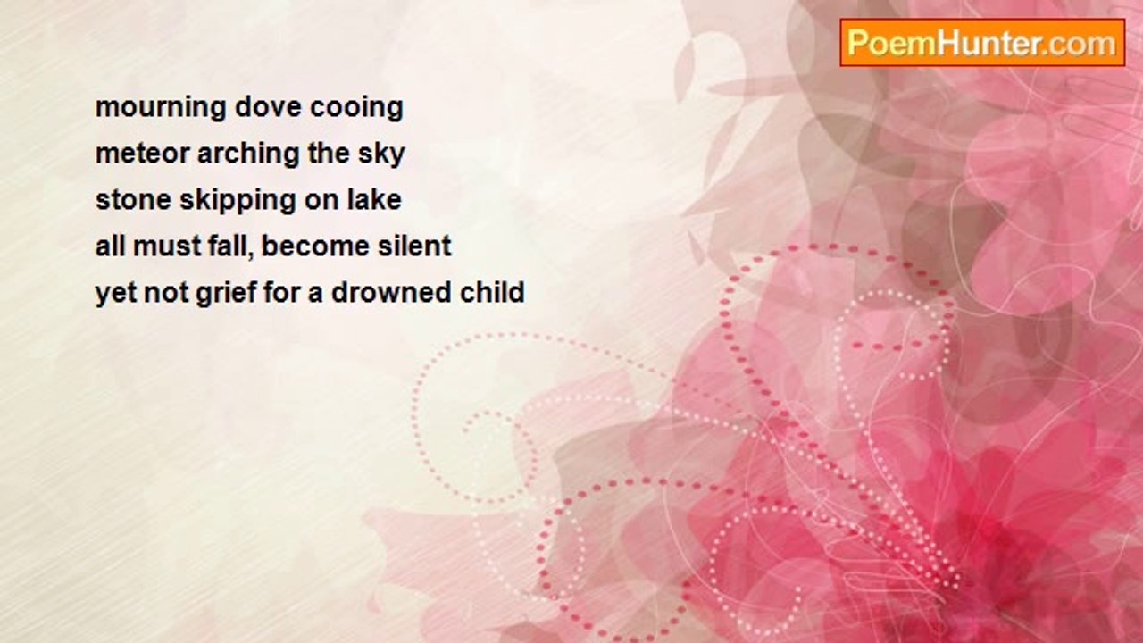 Lillian Susan Thomas - *tanka 3: Things That End