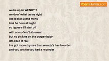 Dani Lynch - ! ! ! ! ! ! WENDY'S RAP! ! ! ! ! !
