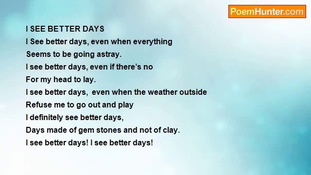 GOODLUCK ETSEREFE - Better Days