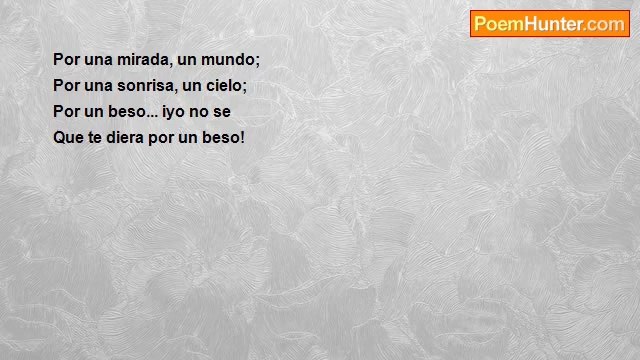 Gustavo Adolfo Becquer - Rimas XXIII