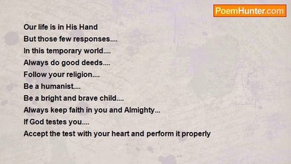 Z.I. Mahmud - This world and responses! But what about the accounts in the hereafter!