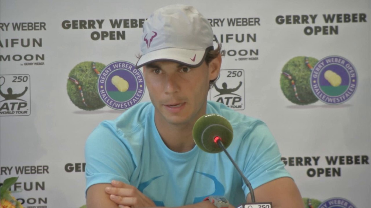 Halle: Nadal und die GWO: 'Nochmal probieren'