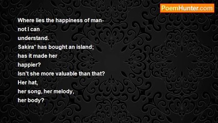 Sayeed Abubakar - Sakira Has Bought an Island