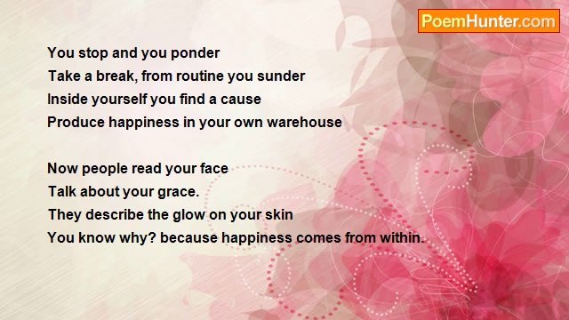 Aasim Sakharkar - Happiness comes from within.