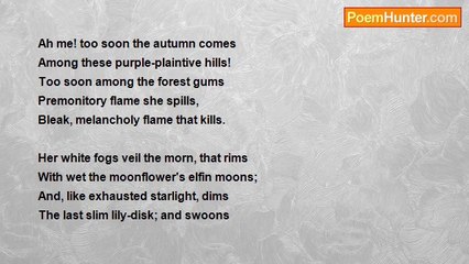 Madison Julius Cawein - Autumn Sorrow