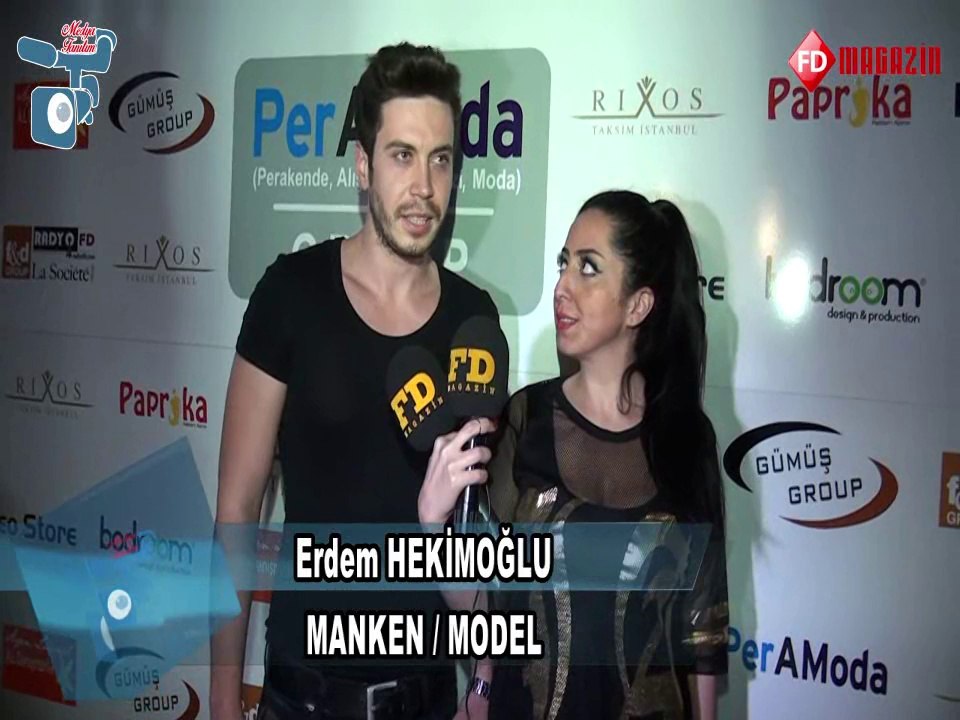 PERA MODE DEFİLE ÖNCESİ MANKEN / MODEL - ERDEM HEKİMOĞLU  RÖPORTAJ