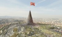 Millet Eğilmez Türkiye Yenilmez (yeni versiyon) - Ak Parti Bayraklı Reklamı - Bayrak reklamı - Akp bayraklı reklamı - yeni bayraklı reklam