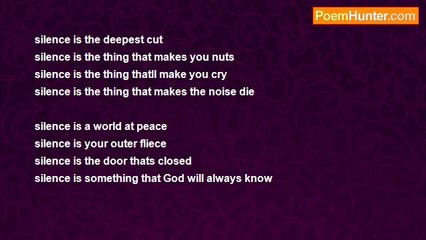 Erica German - silence