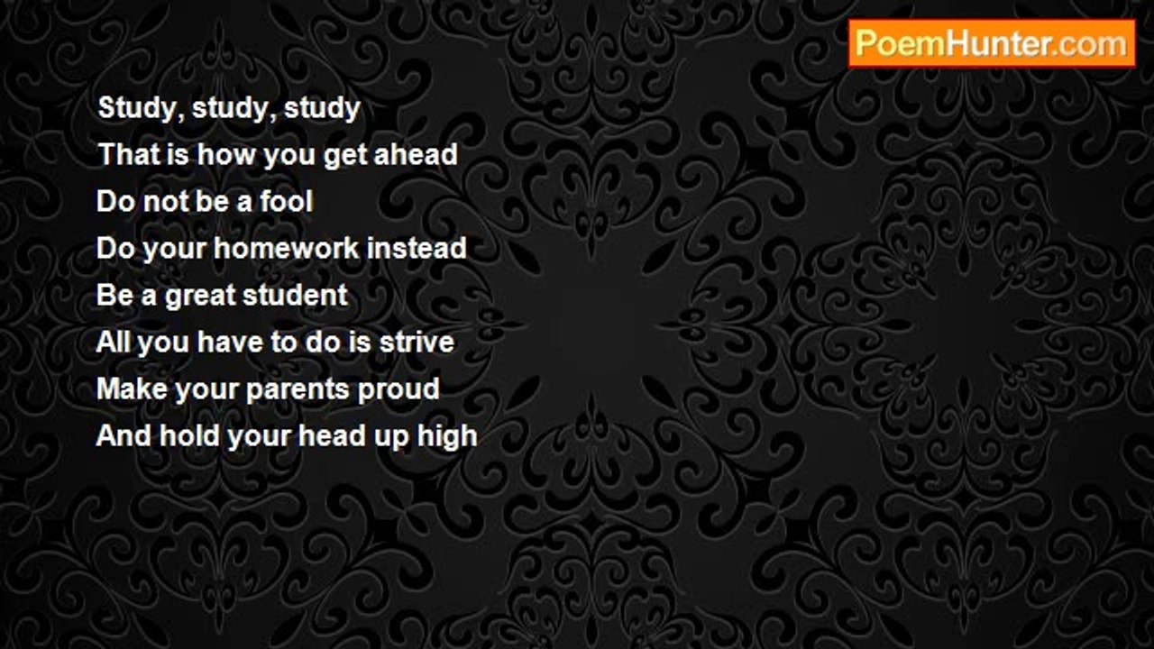 Ronell Warren Alman - Study, Study, Study