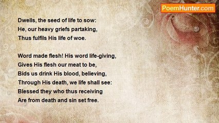 Thomas Aquinas - Sing, My Tongue, the Saviour's Glory