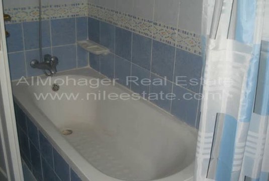 Stand alone fully furnished Villa with a nice garden for rent in Rehab City