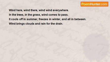 Hannah Barton - Wind, wind everywhere