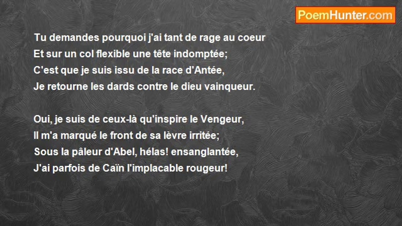 Gerard de Nerval - Anteros