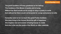 Francis Duggan - The Great Goddess Of Poesy