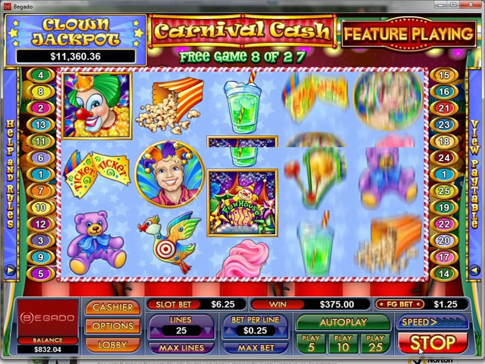 Carnival Cash Slot Freespin Feature Big Win 193xBet