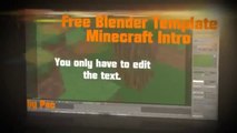 Best free Blender 3D Minecraft Intro Template  Download 2013
