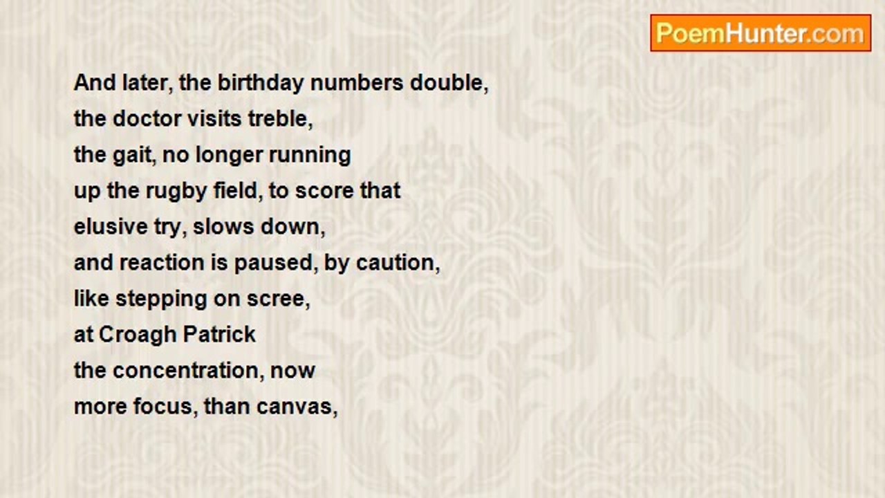 Bernard Kennedy - Birthday Poem