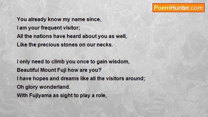 Edward Kofi Louis - Beautiful Mount Fuji