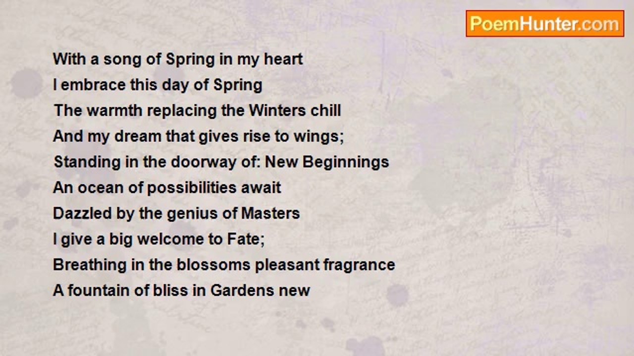 Theodora (Theo) Onken - Song Of Spring