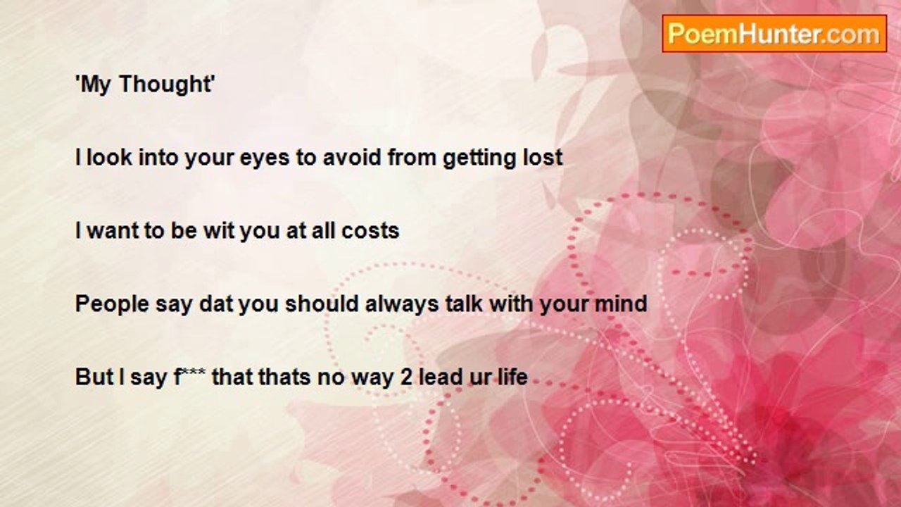Averel Pacheco - My Thought