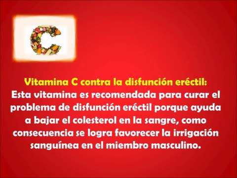 Vitaminas Recomendadas Para la Disfuncion Erectil - Que es bueno contra la impotencia