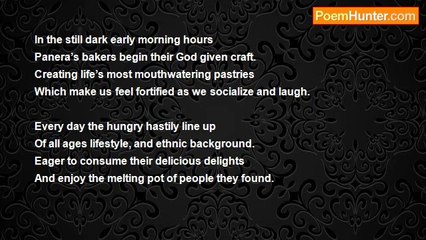 Tom Zart - PANERA BREAD POEM