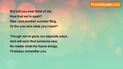 Alan W. Jankowski - Summer Fling (I'll Always Remember You)