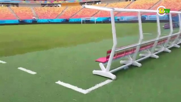 Gramados de Manaus ainda não estão prontos