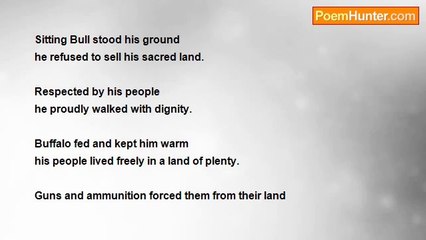 Maria Shaw - 'Sitting Bull' Lakota chief.