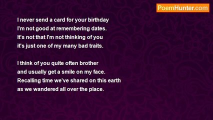 cheryl davis miller - Brother Billy