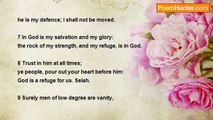 King David of Israel - Psalm  62: Truly my soul waiteth upon God