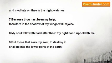 King David of Israel - Psalm  63: In The Shadow Of Thy Wings Will I Rejoice