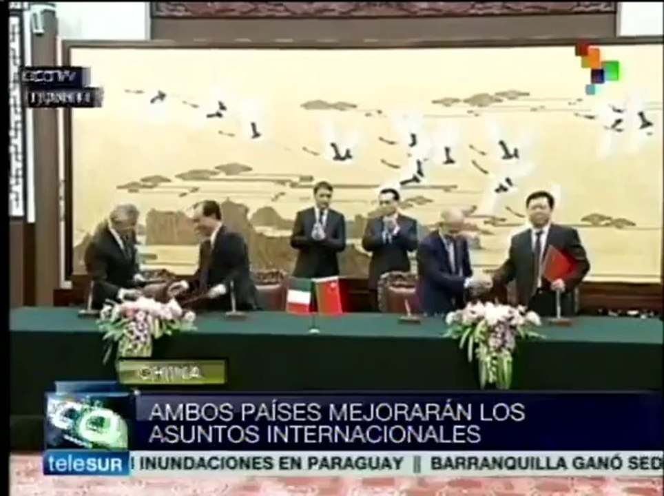 China e Italia firman importantes convenios bilaterales