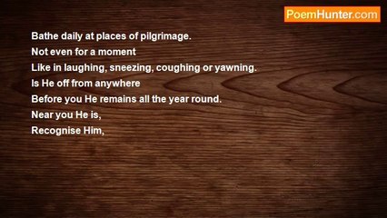 Lalleshwari - Bathe Daily at Places of Pilgrimage