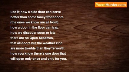 Graham Duncan - About Doors