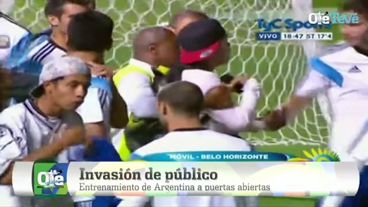 Lionel Messi: "Qué hacés acá, Ronaldinho!"