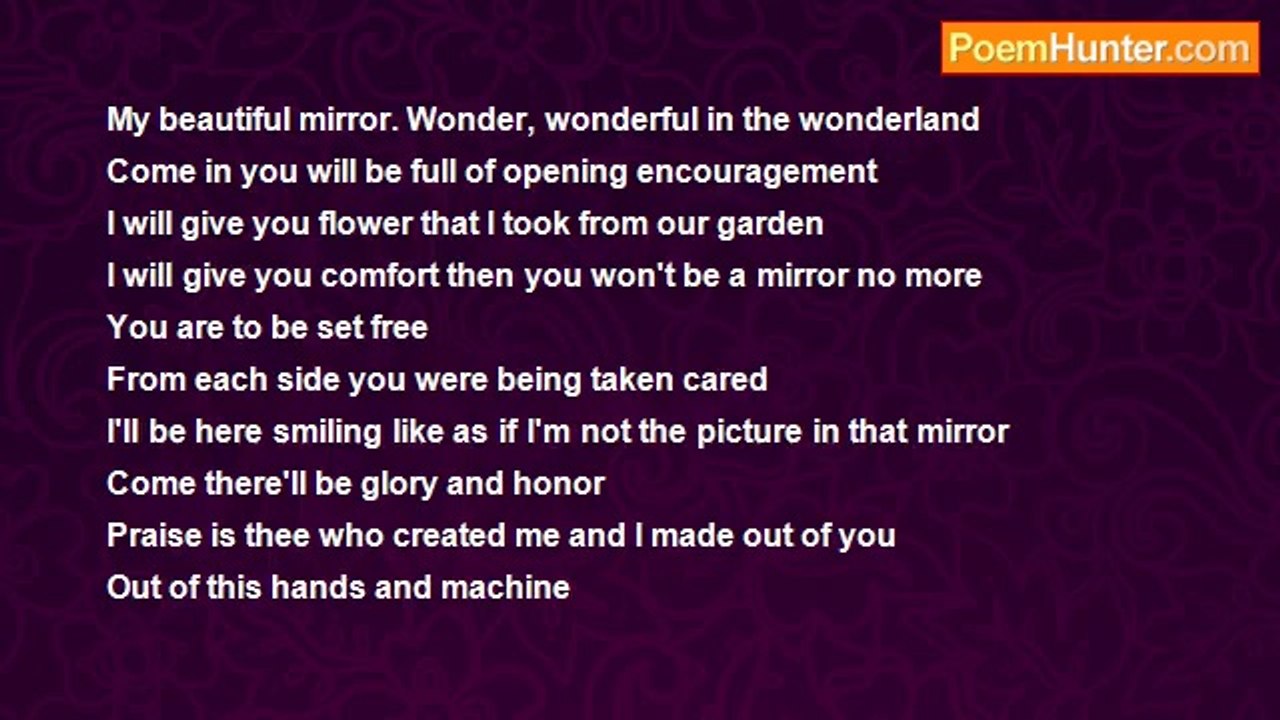 clawdea benat - Mirror, mirror Oh my mirror!