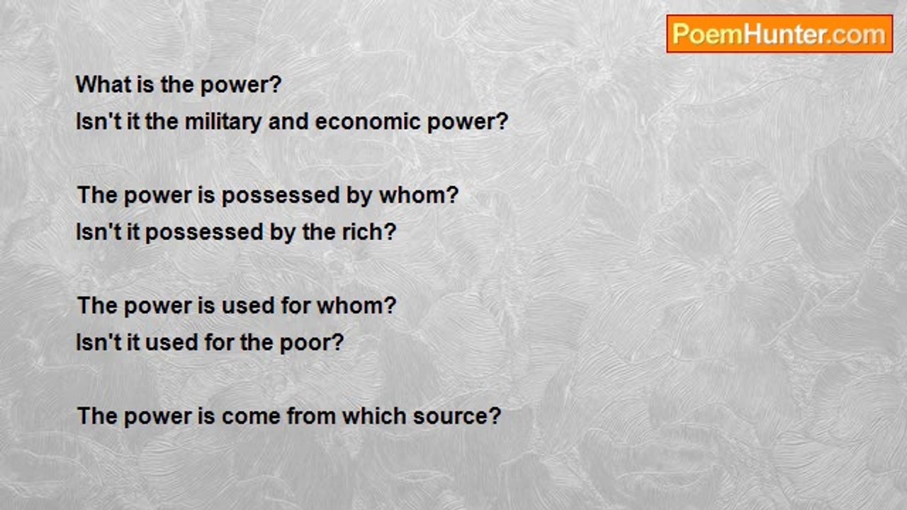 Bahadur Basumatary - What Is The Power?