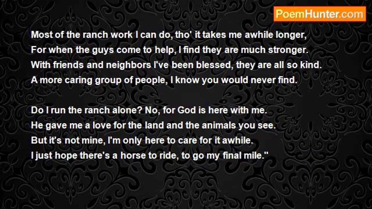 Alma M. Kaps - The Rancher