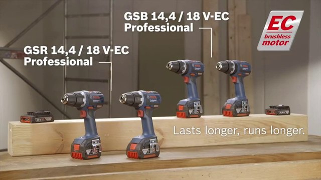 Bosch GSB18VEC Cordless 18V li-ion Brushless Combi Drill