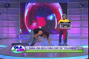 José María Barraza hizo bailar al público de Ola ke Ase con su tema 'Tiéntame'