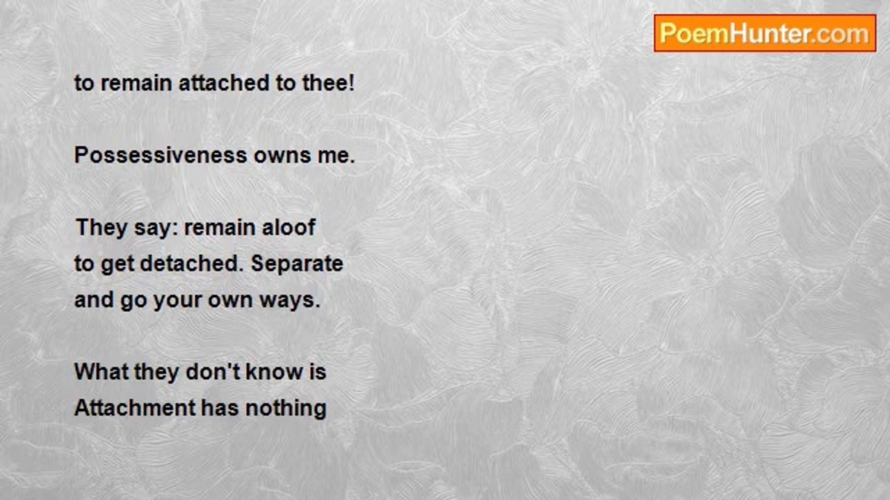 Aparna Chatterjee - Possessiveness