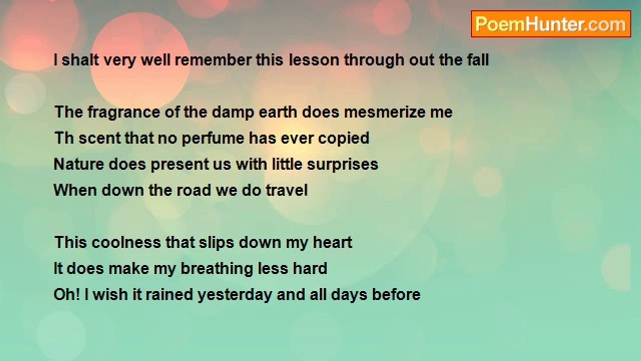 Abhitha Sathiyaraj - Raindrops